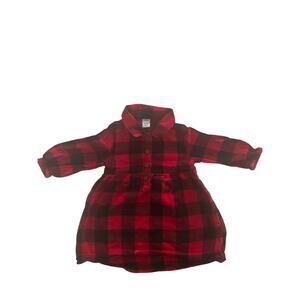 6-12mnth Dress Old Navy Buffalo Check Red Black